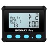 HONMAX 8100 プロフェッショナルインターバルタイマーとストップウォッチ-ブラック。