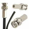 V-Fiabilidad 25PCS RG59 Coaxial Cable Connector, CCTV Twist On BNC