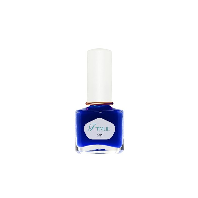 Virellay Blau Nagellack, Langanhaltender Nagellack zu Hause (Blau, 6 ML)