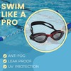 Splaqua Swim Goggles for Men and Women - Adjustable Straps,