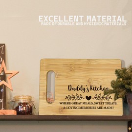 BitKAM Bamboo Cutting Board, 11 x 7 inches, Light Brown, Solid Bamboo, Eco Friendly, Non Porous, Scratch Resistant, Perfect for Vegetable, Meat, Cheese