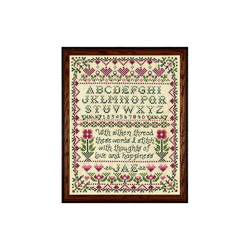 Design Works Crafts Stitcher's Sampler Counted Cross Stitch Kit, Ivory,