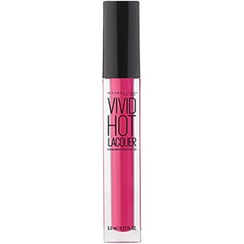 Maybelline New York Color Sensational Vivid Hot Lacquer Lip Gloss, Sassy, 0.17 Fluid Ounce