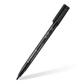 STAEDTLER 317-9 - Lumocolor OHP Pen Perm Med 0.8mm Black PK10