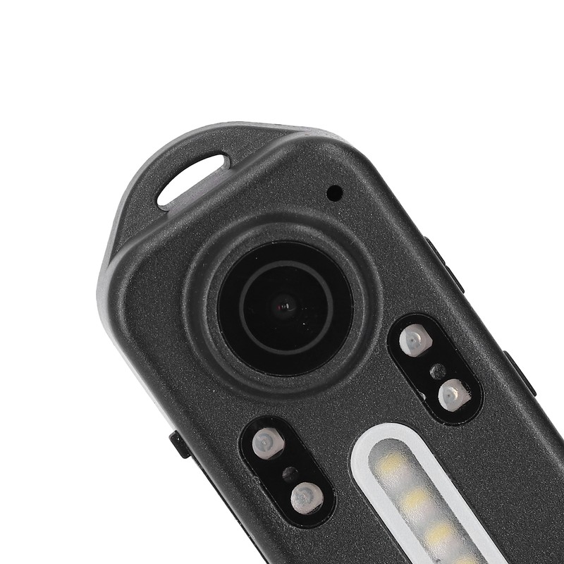 Portable Video Recorder 1080P LED Fill Light Back Clip Night
