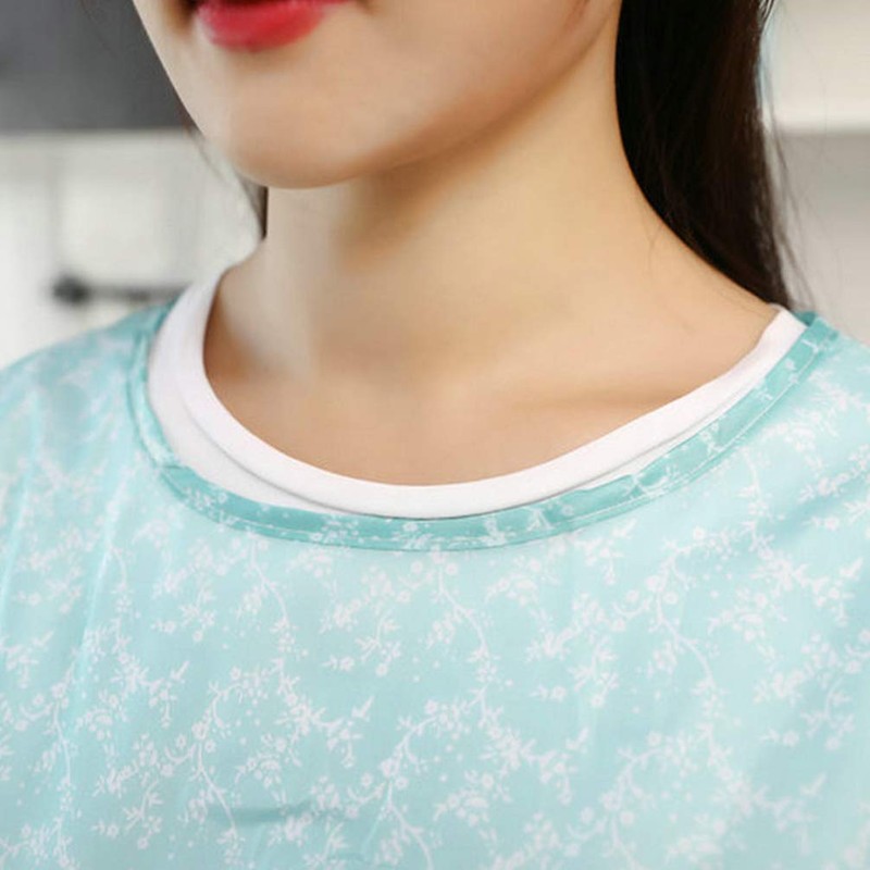 FOMIYES Long Sleeve Aprons: Polyester Apron with Pockets: Multifunctional Cooking