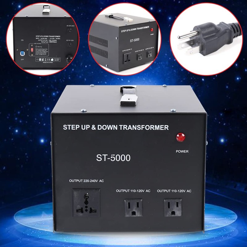 Voltage Transformer Converter, 5KW Step Up/Down 110V 220V Power Voltage
