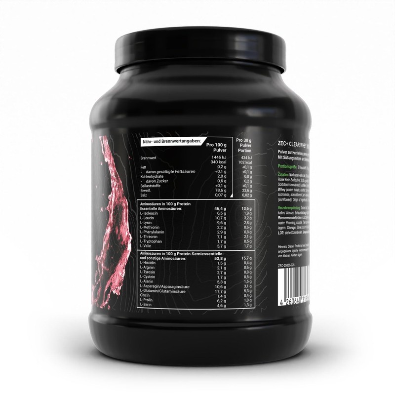 ZEC+ Clear Whey Isolate (450 g, Pink Grapefruit)