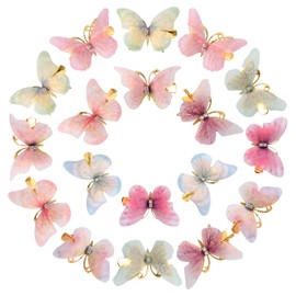 Pack of 18 Butterfly Hair Clips Girls, Children's Hair Accessories Girls, Butterfly Hair Clip Small, Hair Clip Children, Hair Accessories for Girls Children