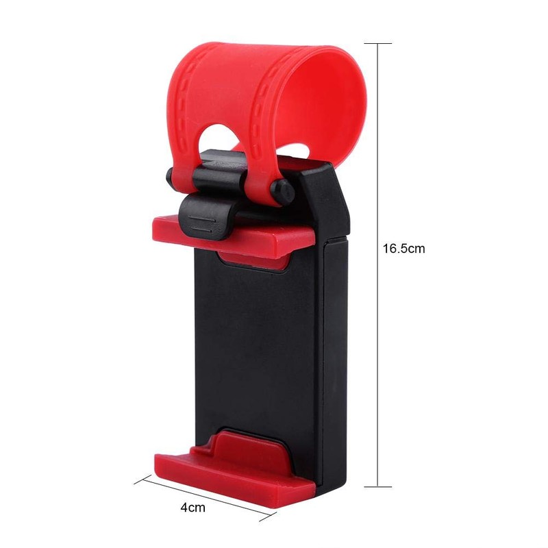 Universal Car Steering Wheel Mobile Phone Mount Free Moved, Portable
