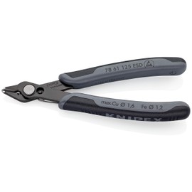 Knipex 78 61 125 ESD Diagonal Cutter"Super-Knips" 4,92" dissipative