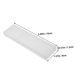 Beavorty Tongue Scraper Storage Container 6pcs Plastic Organizer Box for Easy Access