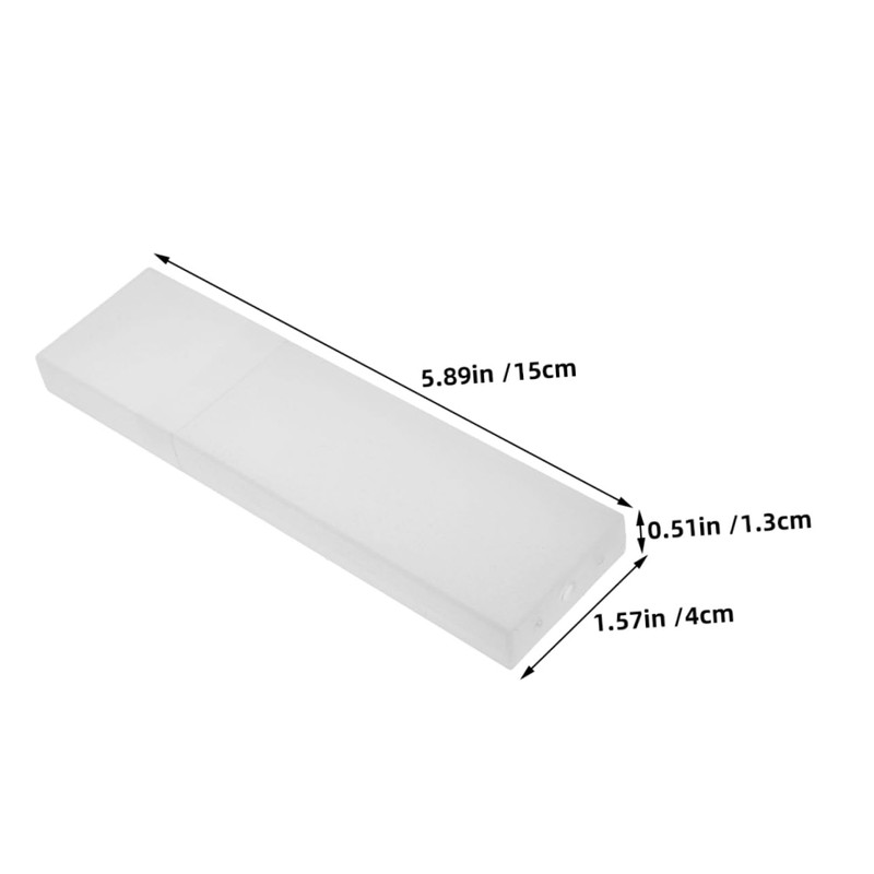 Beavorty Tongue Scraper Storage Container 6pcs Plastic Organizer Box for