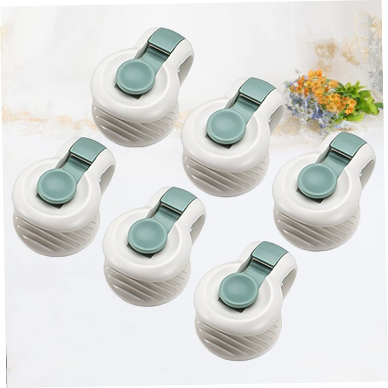 KICHOUSE Plastic Quilt Corner Holders 6 Pack Sheet Fasteners for