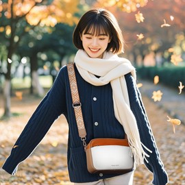 TINYAT Women's Shoulder Bag, Small Crossbody Bag, PU Leather, Lightweight, Mini Bag, Stylish, Casual, Shoulder Bag, Handbag, Commuting, Travel, Outing, Crossbody Bag, Square Bag, For Women and Adults,