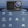 5K30FPS WiFi Action Camera 50MP Underwater Camera 170 Degree Wide