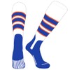PEAR SOX OTC Baseball Softball Stirrup Socks (C, 7in) White,
