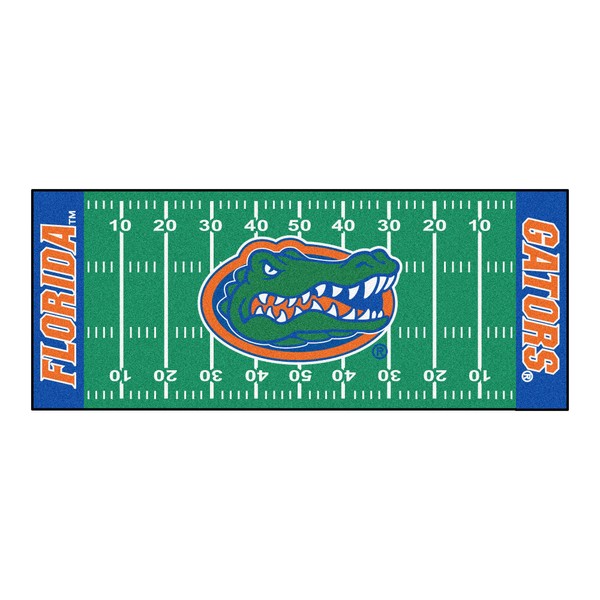 Fanmats 7383 University of Florida Gators Polyester Football Field Runner