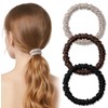 Gomas para el cabello de seda finas de 0,4 pulgadas