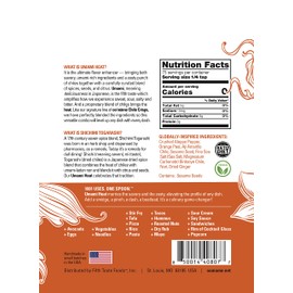 OO'mämē Umami Heat Seasoning Blend (2 oz Pouch) - Premium Mix Powder of Umami, Chiles, Ginger and Citrus - Japanese Style Condiment - Made in the USA - Vegan, Gluten-Free, Keto