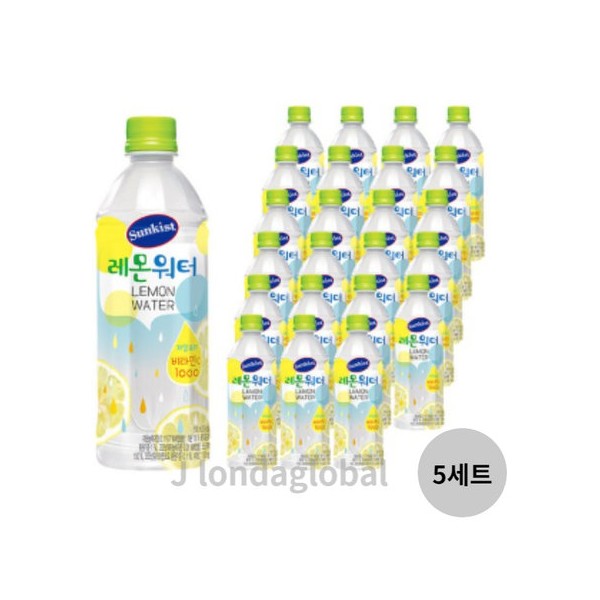 Haitai htb Sunkist Lemon Water Low Calorie 500ml 120 pieces / 해태htb 썬키스트 레몬워터 저칼로리 500ml 120개
