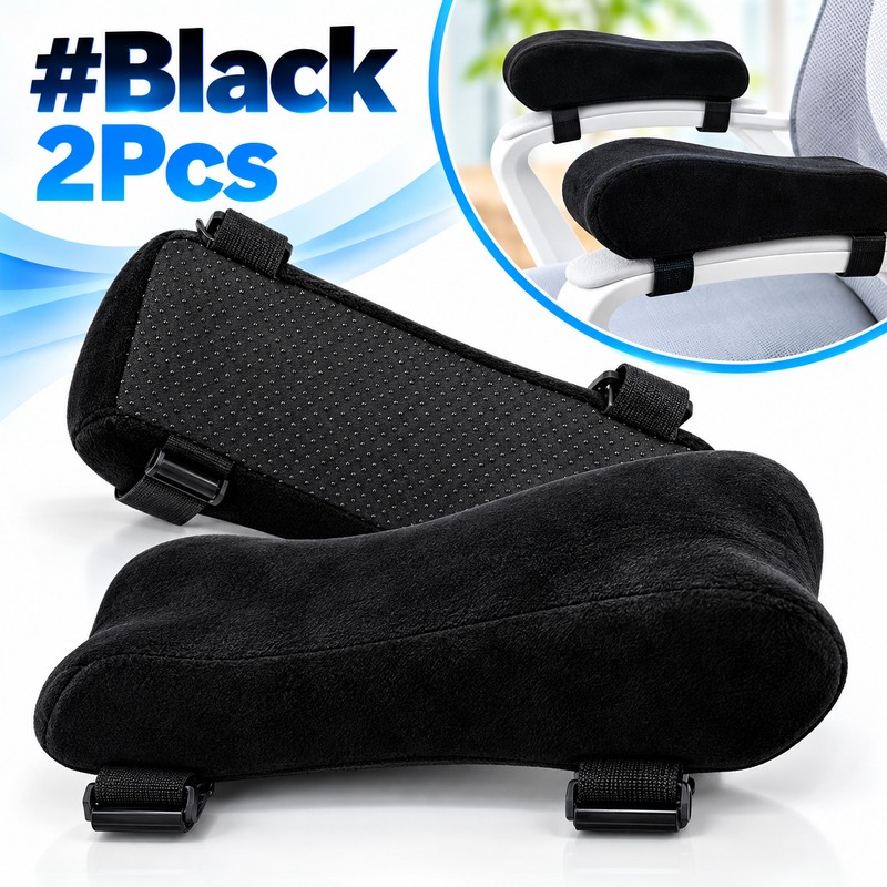 Memory Foam Armrest Pads for Office Chairs – Soft Armrest