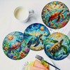 Monattrod Wood Coasters Set of 8 - Handcrafted Drink Coaster