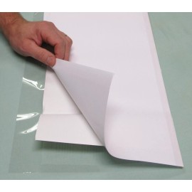 Brodart 25 pack 9"x21" Brodart Just-a-Fold III Archival Book Jacket Covers - super clear