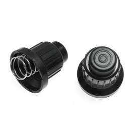 Maxmoral 2PCS AAA Battery Push Button Igniter Ignitor Cap, AAA Battery Pulse Electronic Igniter Push Button Switch Cap for Spark Generator Gas Grill Barbecue