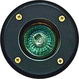 Dabmar Lighting LV301-SLV-B Cast Aluminum In-Ground Well Light, Black