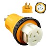 HHENGYISOUL 30A L14-30P to 50A SS2-50R RV Generator Adapter,50 amp