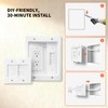 TV Cable Hider Wall Kit for Wall Mounted TV with