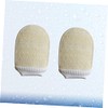 Mikinona Guantes Baño Exfoliantes Piezas Tamaño Mediano Dedos Masaje Corporal