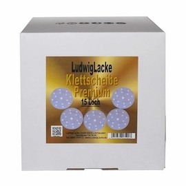 Schleifpapier 100x 9Loch 150mm K320 Klettscheiben für Autolack Schleifscheiben