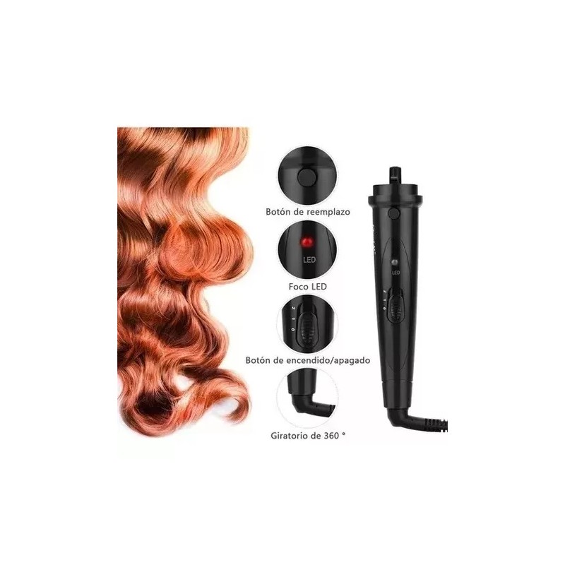 Estrella Ferros Rizadora Para Cabello Profesional De Cerámica 4 En