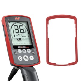 TEHAOUU Protective Cover for Minelab Equinox 600/800 Case Anti-Collision Shock Resistant Dustproof Metal Detector Cover Accessory (Red)