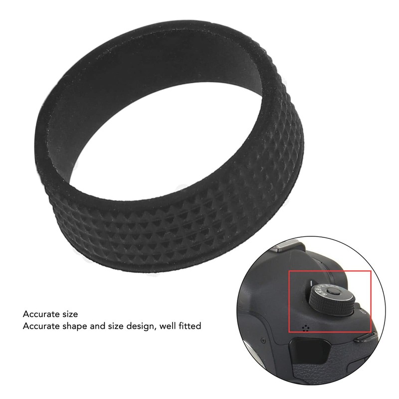 Annadue Camera Mode Dial Around Circle, Rubber Camera Dial Button