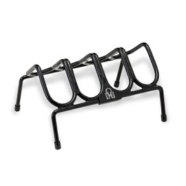 Hornady Pistol Rack for Gun Safe, Holds 4 Handguns – Gun Stand for Handgun Storage and Organization, for Pistols and Revolvers – Scratch-Resistant with Non-Slip Feet – Maximize Gun Safe Space, Black