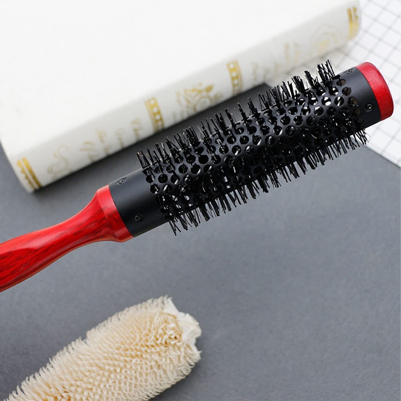 1 Pcs Round Brush, Round Hair Brush Mini Ultra Thin