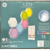 GE LED+ MULTICOLOR MODULAR LIGHT PANEL SYSTEM, 6 PC HEXAGON