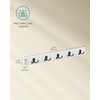 SONGMICS Coat Rack Wall Mount, Coat Hooks Wall Mounted, 5