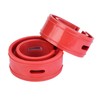 2pcs Red Car Shock Absorber, Car Spring Assistors Car Coil