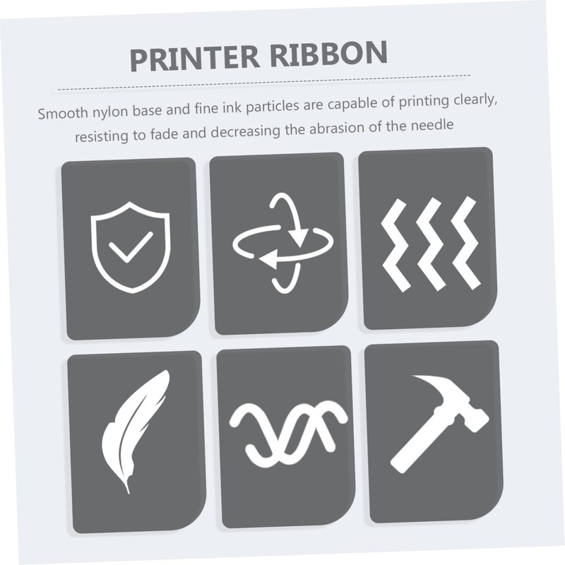 KICHOUSE 10pcs Ink Ribbon Replacement for Cash Registers Compatible and