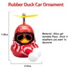 wonuu Adornos de coche de pato de goma para decoración
