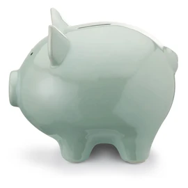 Mousehouse Gifts - Blue Large Pig-Themed Piggy Bank for Children, Money Box for Kids, Ages 3+