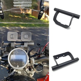 Motorcycle Navigation GPS Bar Mount Bracket for Rebel CMX 500 300 CMX500 CMX300 Rebel500 Rebel300 2017 2018 2019 2020 2021 2022 2023 2024, 22mm Expansion Crossbar Mobile Phone Stand Holder Support