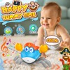 Hapikids Crawling Crab Toy, Baby Toys 0-6 Months Musical Light