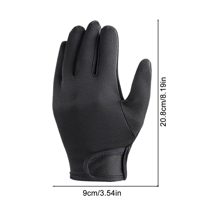 Generic Professional Heat Resistant Hair Styling Gloves - Black, Unisex