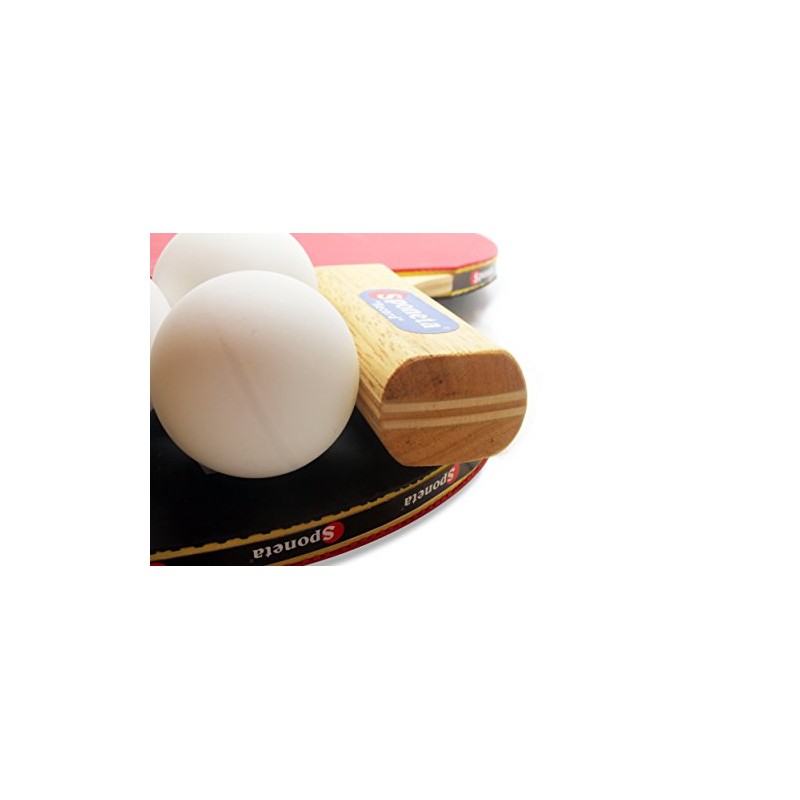 Sponeta "Record" Table Tennis Set 2 bats and 3 balls