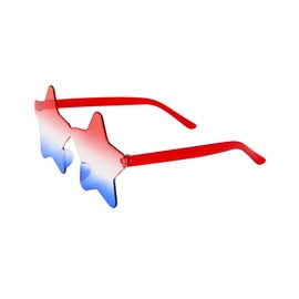 Zando American Flag Sunglasses Trendy y2k Glasses Shades for Women Star Shaped Cool Sunglasses for Parties,Birthdays,Carnivals,Vacations,Photo Shoots,Music Festivals & Clubs American Flag One Size